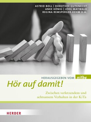 cover image of Hör auf damit!